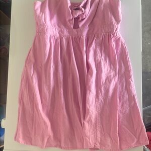 Old Navy Light Pink Knotted Dress